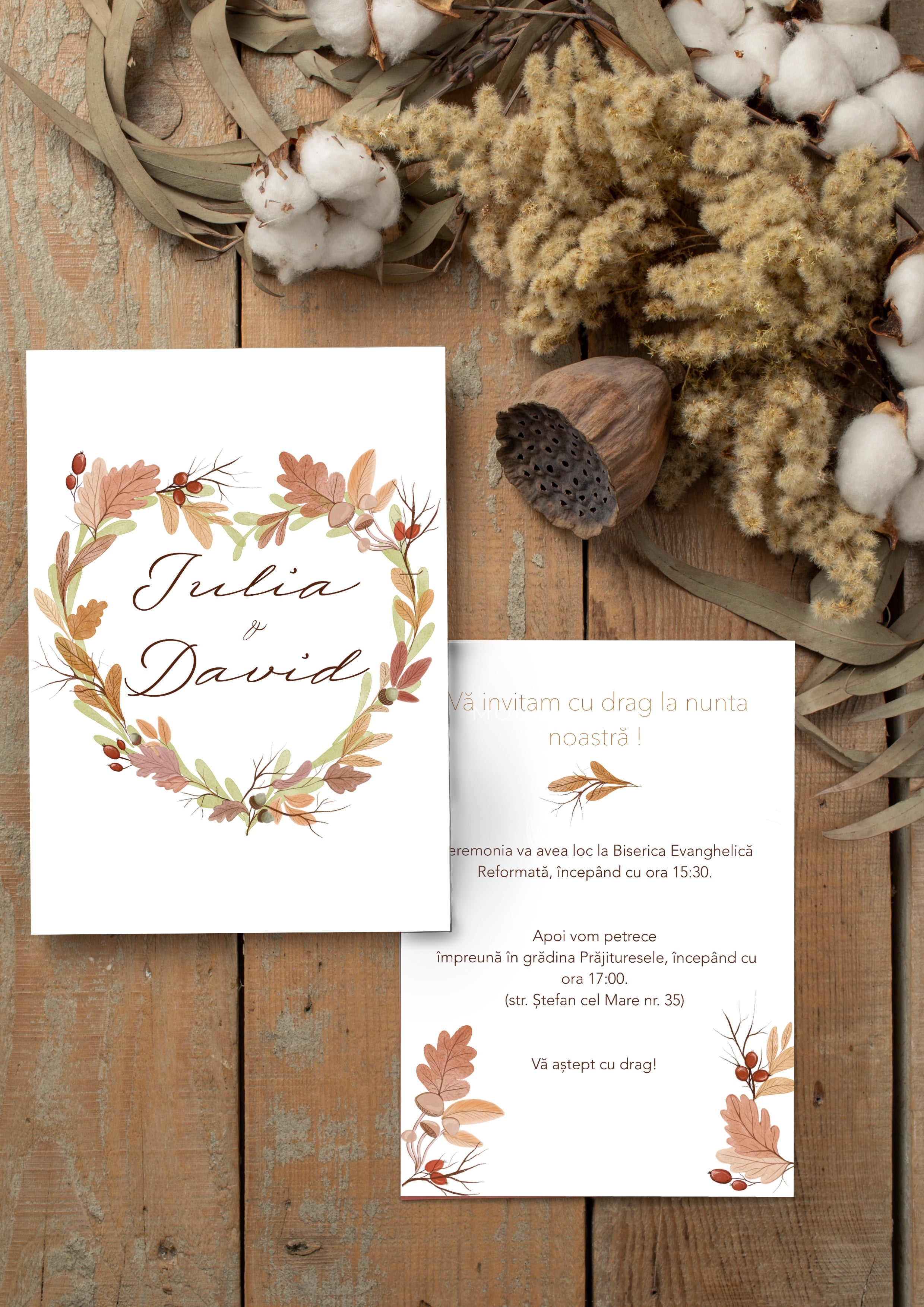 Fall wedding