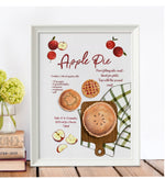 Load image into Gallery viewer, Apple pie recipe
