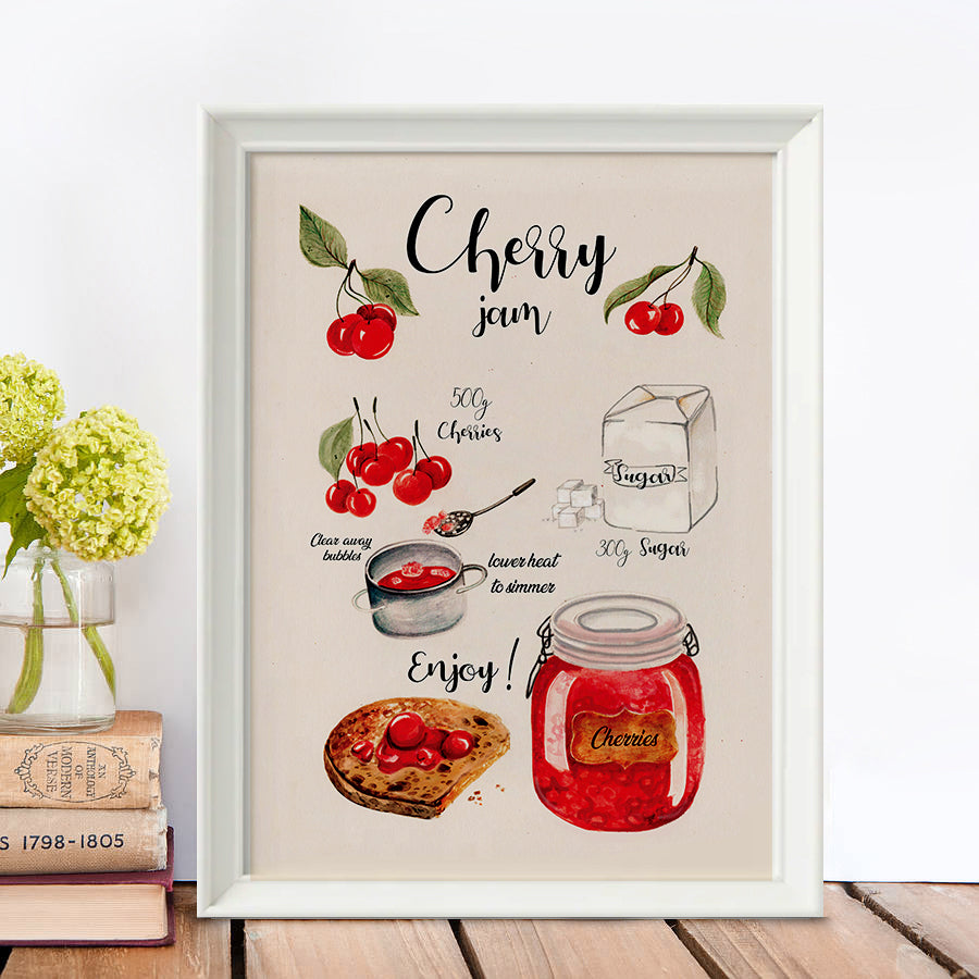 Cherry jam recipe
