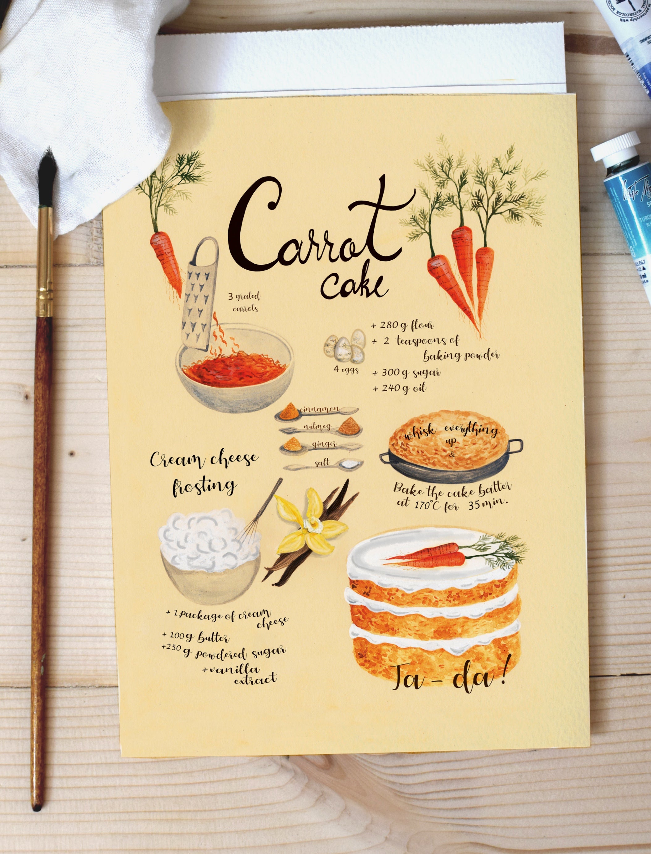 Carrot cake recipe