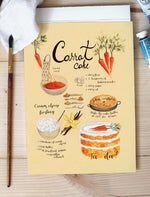 Load image into Gallery viewer, Carrot cake recipe
